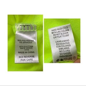 Heart & Hips Tops - NWOT HEART & HIPS Neon “Sassy” bodysuit Heart & Hips Tops - NWOT HEART & HIPS Neon “Sassy” bodysuit